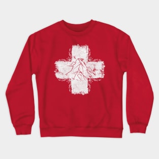 Switzerland / Swiss Cross / Matterhorn Swiss Flag Crewneck Sweatshirt